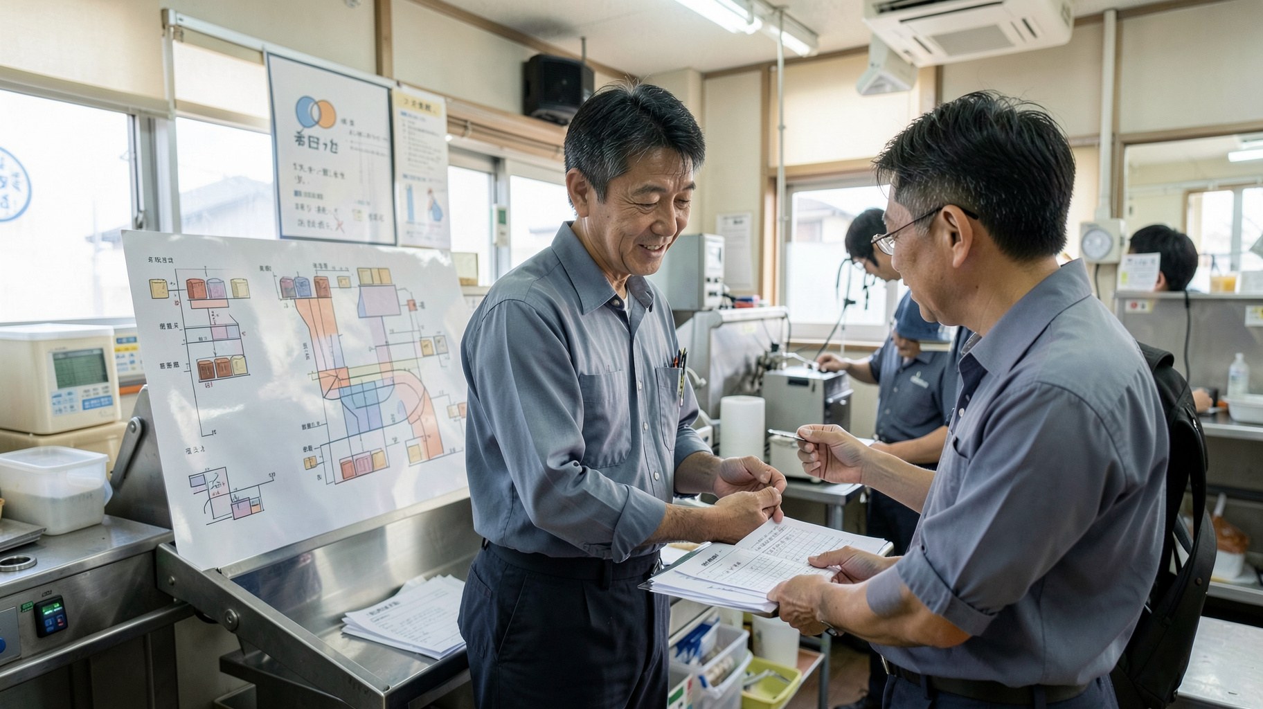菓子製造業の開業・施設と確認手順に関するAI生成イメージ写真