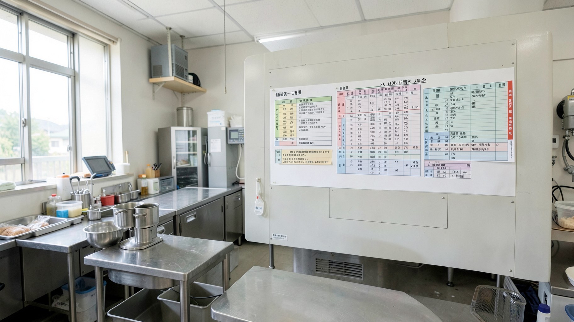 菓子製造のHACCPと衛生記録に関するAI生成イメージ写真